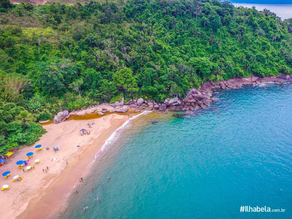 praia do jabaquara ilhabela - praia da fome