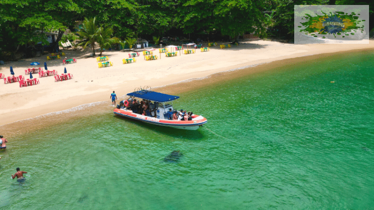 Roteiro de superboat em Ilhabela - Passeio de barco para castelhanos - Maremar Turismo